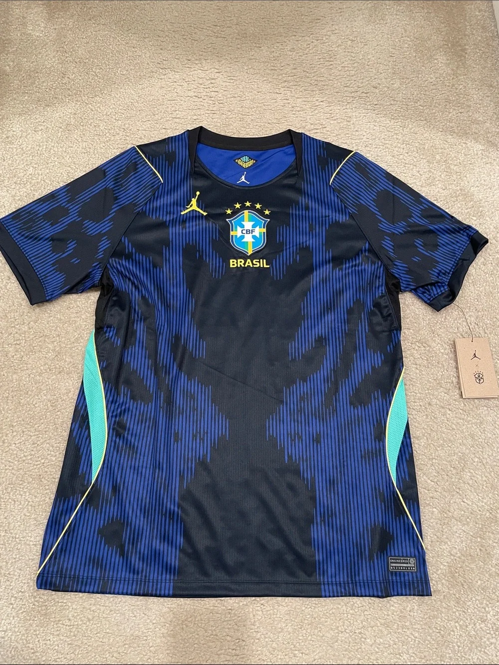 Nike Jordan Brazil Away Jersey 2026 men size L NWT